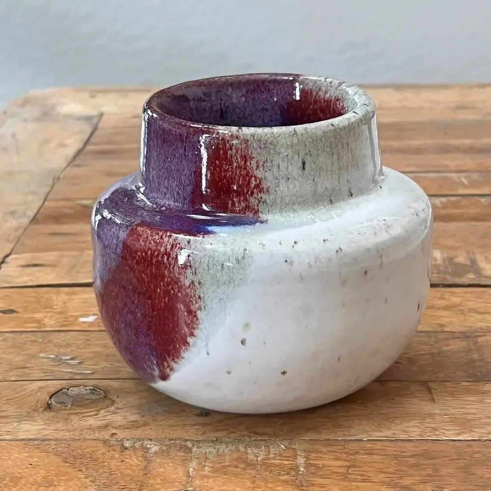 Art Studio Pottery Pot Vase 5.25